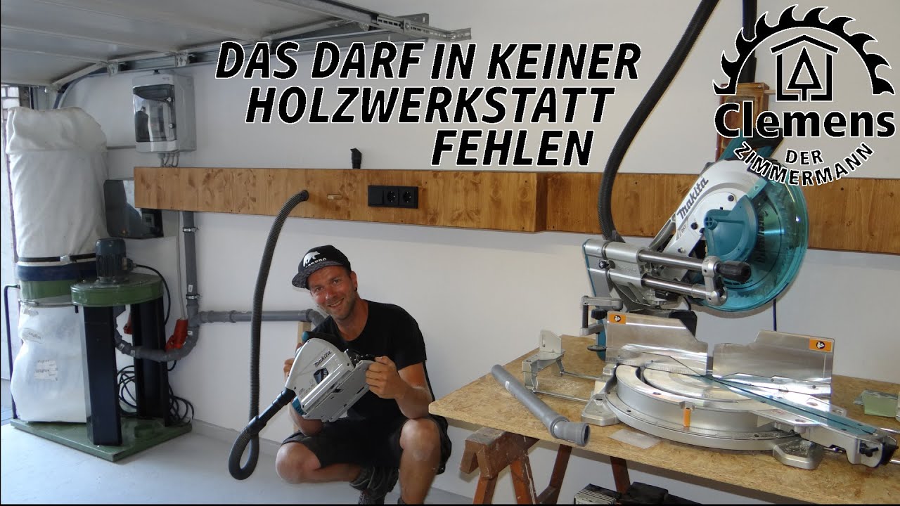 👍 Schritt für Schritt - DIY Absaugung für meine neue Holzwerkstatt!