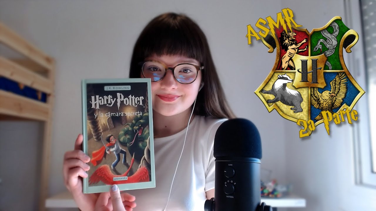{ASMR} LEYENDO HARRY POTTER ll