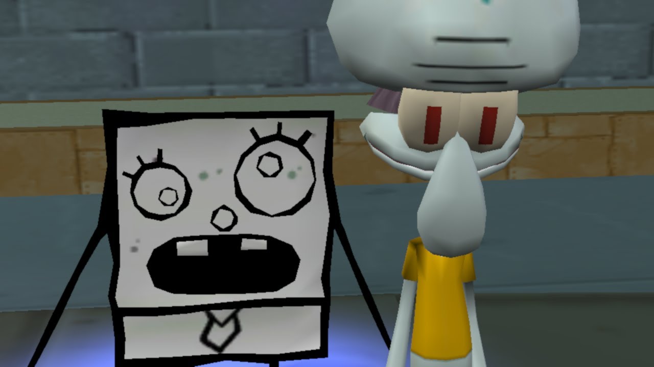 The Simpsons Hit & Run - Annoy Squidward Level 2 DOODLEBOB Challenge Mission