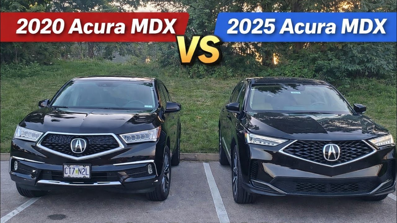 Acura 2020 против 2025