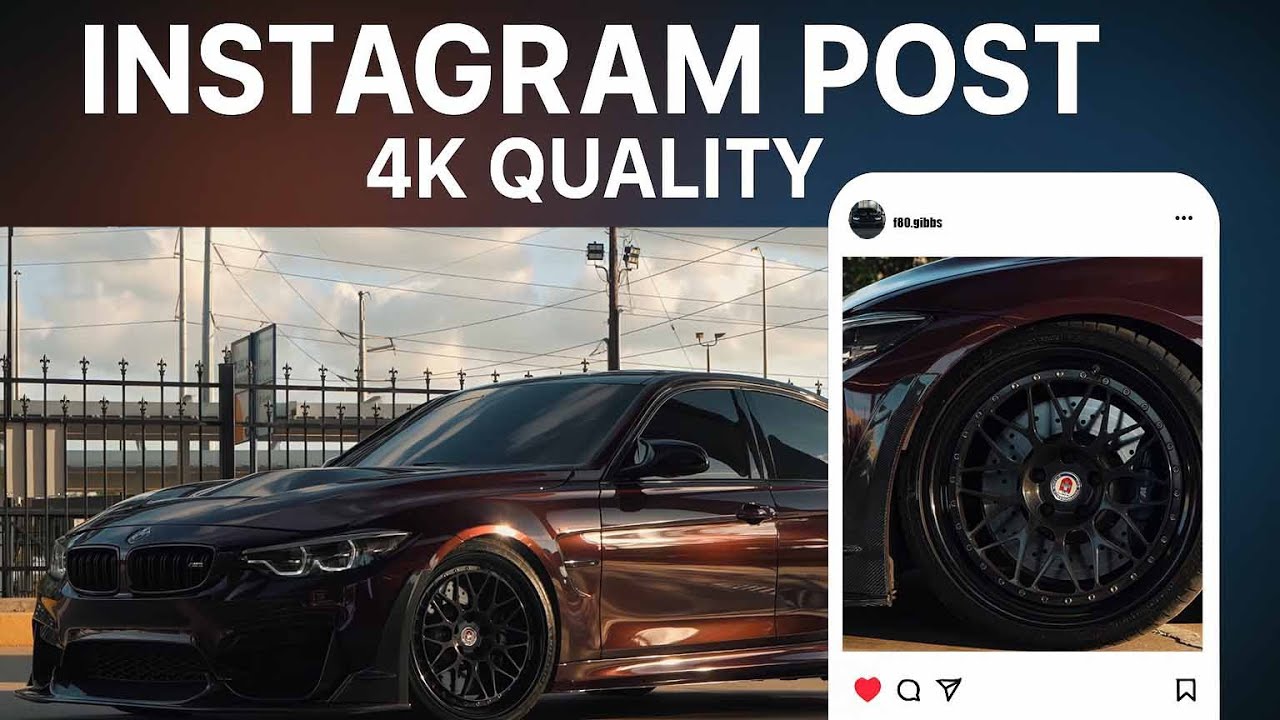 How to upload 4k quality to Instagram (full tutorial) (Instagram Reels)