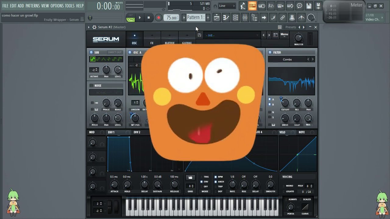 Como Hacer Un GROWL de DUBSTEP en SERUM en menos de 10 minutos (Sound Design)