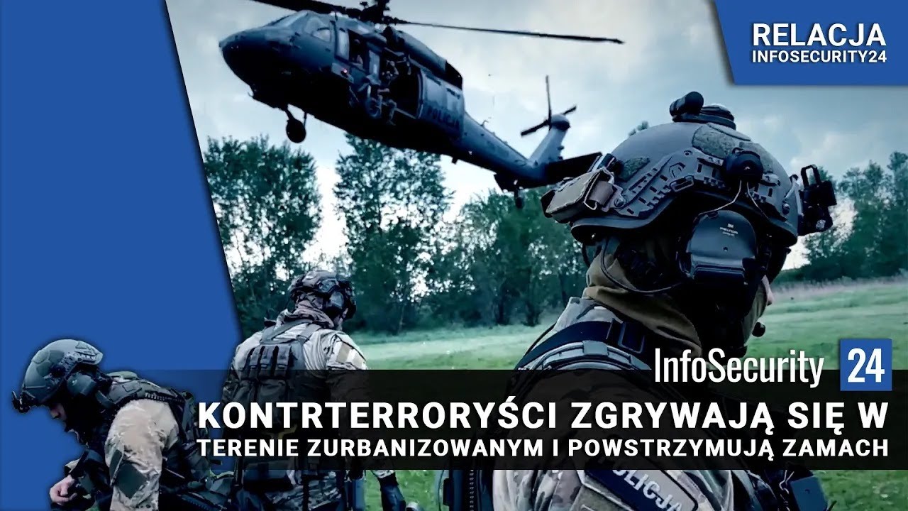 Kontrterroryści zgrywają się w terenie zurbanizowanym i powstrzymują zamach