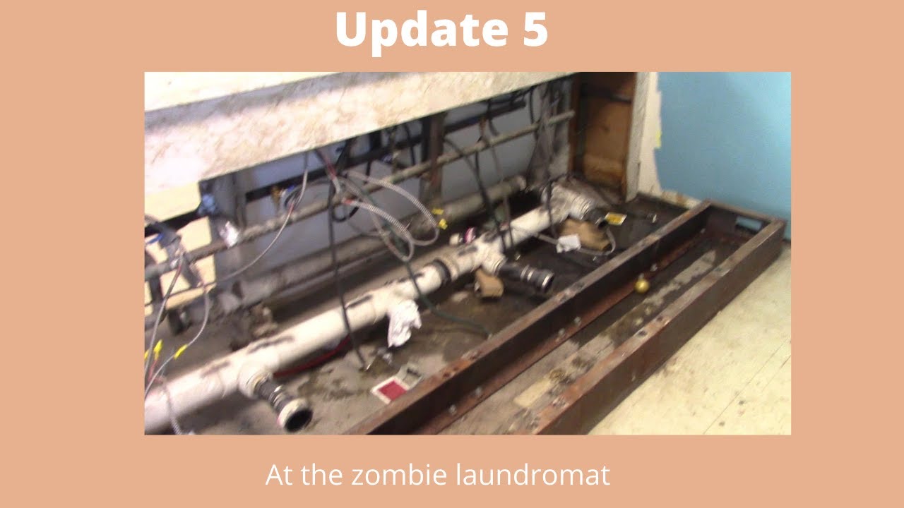 Removing Old Washers - Zombie Laundromat Update #5 - Dealing with Rats - Dealing With Salesman