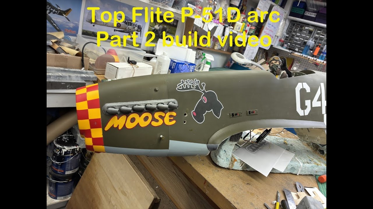 Top Flite  P-51D Moose build video part 2