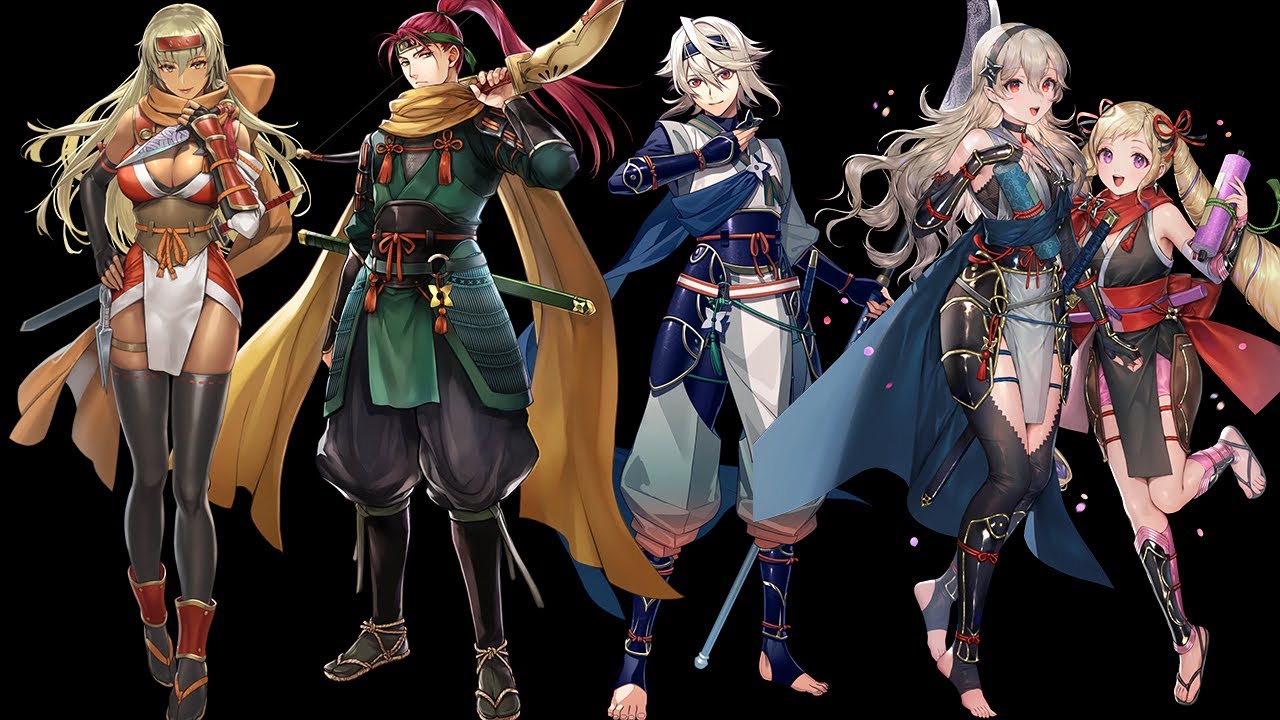Fire Emblem Heroes : Voice Clips - Ninja Training (Igrene, Shinon, Corrin (M), Corrin (F) Elise Duo)