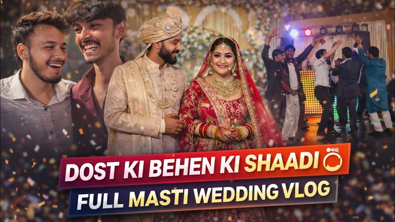 &ldquo;Dost Ki Behen Ki Shaadi 💍 | Full Wedding Vlog | Dance & Masti&rdquo;