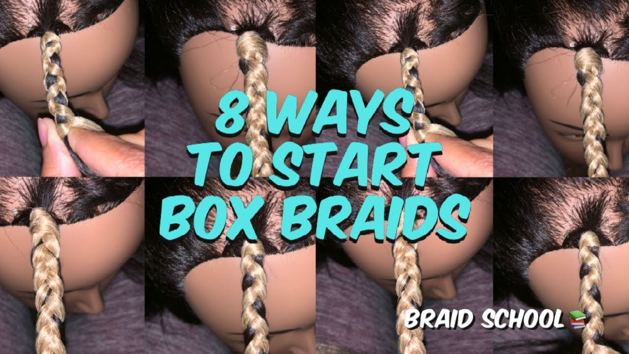 8 способов начать плести бокс-брейд | Braid School, выпуск 1