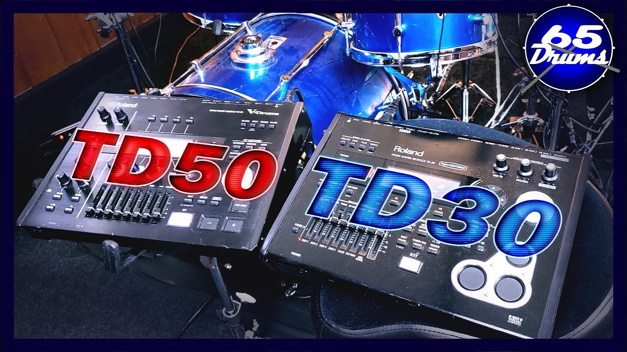 Roland TD30 против TD50