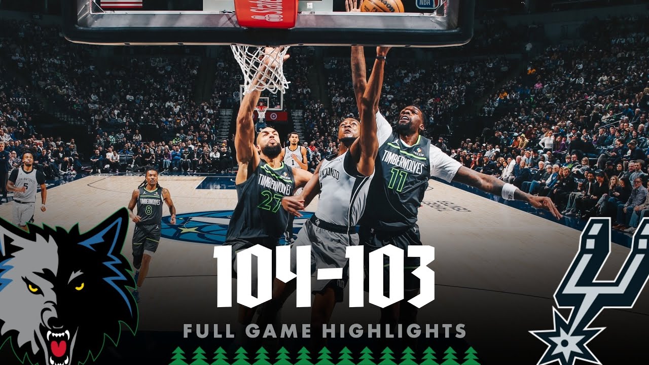 Wolves Win CLUTCH Game vs Spurs, 104-103 | 01.11.26