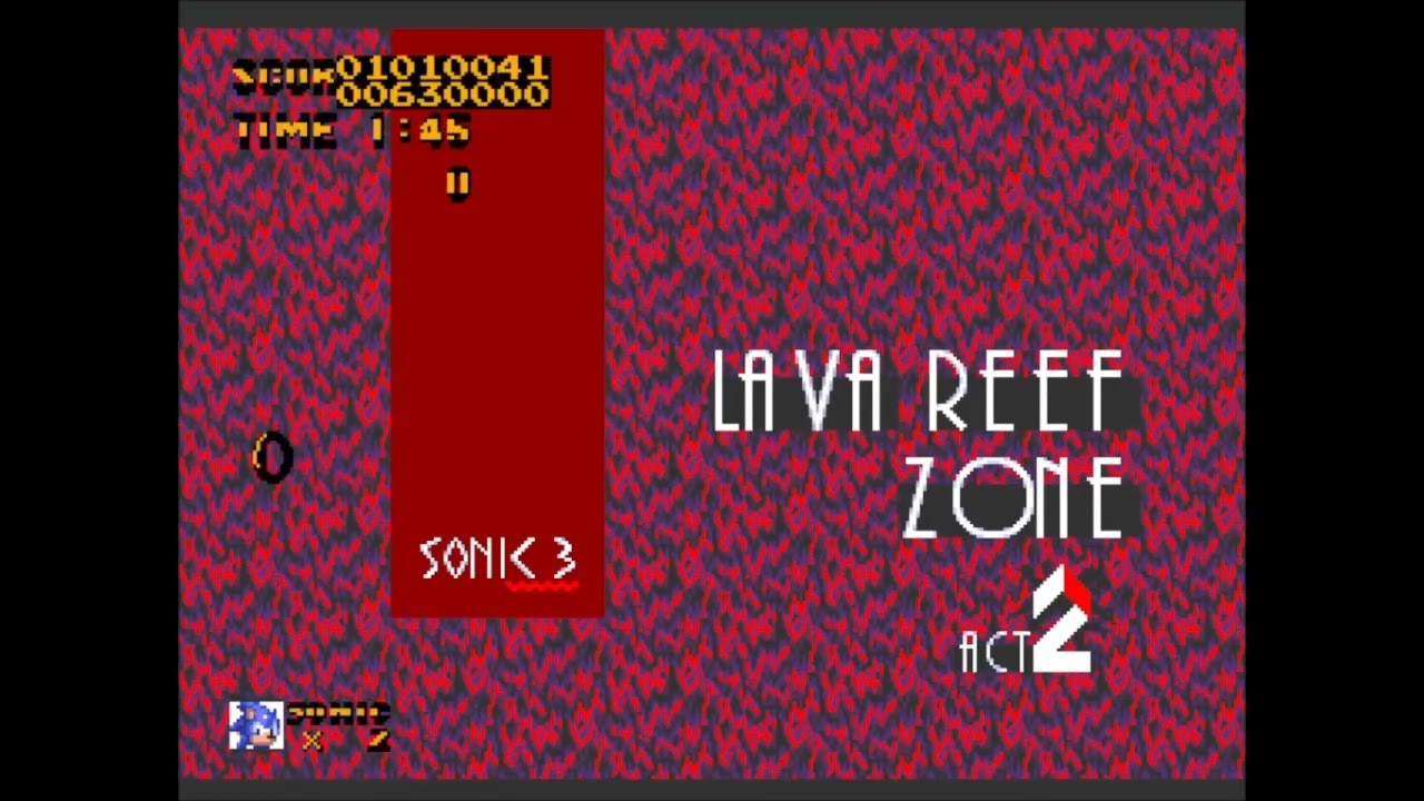 Strange Version of Sonic 3 Beta?