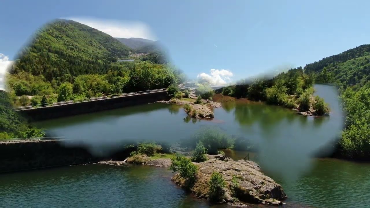Le lac d'Alfeld , Haut Rhin (68 )