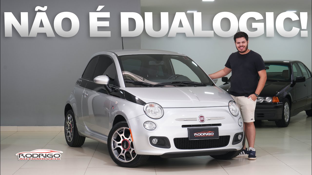 FIAT 500 SPORT AIR 2012 novíssimo à venda na Rodrigo - RARA versão com CÂMBIO AUTOMÁTICO DE VERDADE!