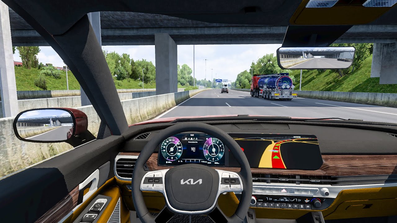 Kia Telluride SX X-Pro 2024 || 291 HP SUV Mod || ETS2 SUV Mod Gameplay | Euro Truck Simulator 2 1.54