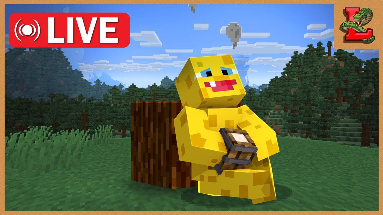 Primeira LIVE no Minecraft Legi&atilde;o🐍(AO VIVO)