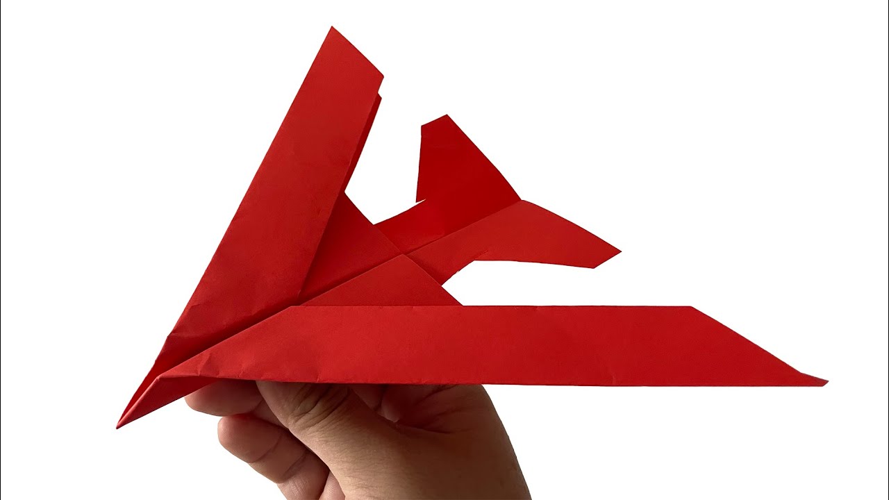 JAK ZROBIĆ PAPIEROWY SAMOLOT – NAJSZYBSZY PAPER AIRPLANE 🚀