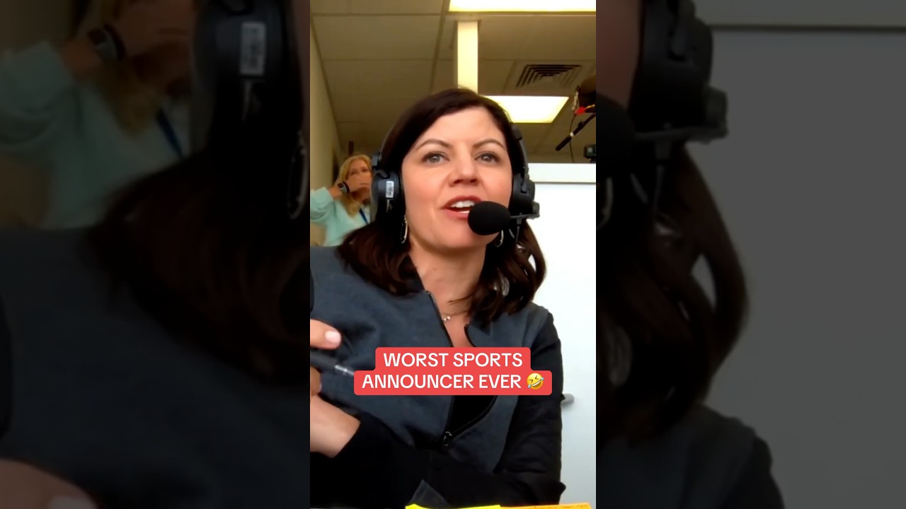 The WORST Sports Announcer Of All Time 🤣 ... Jenny Cavnar #shorts #sports #mlb #baseball #cringe