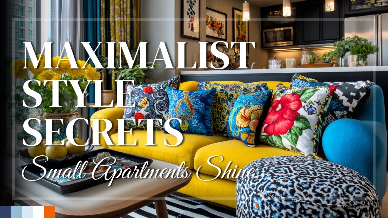 Small Apartment Decor Ideas with Bold Style 🎨 How Maximalist Spaces Stay Sophisticated
