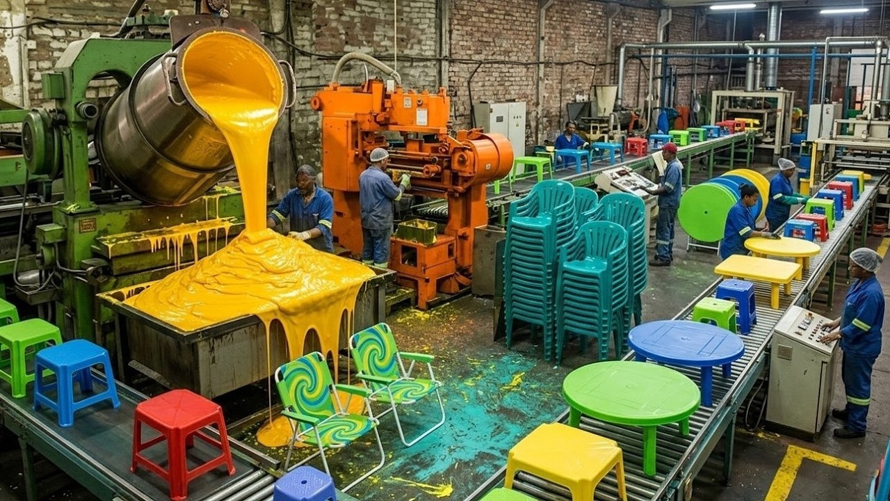 ASMR   Millions Of Plastics, A Mesmerizing Transformation… #factory #transformation