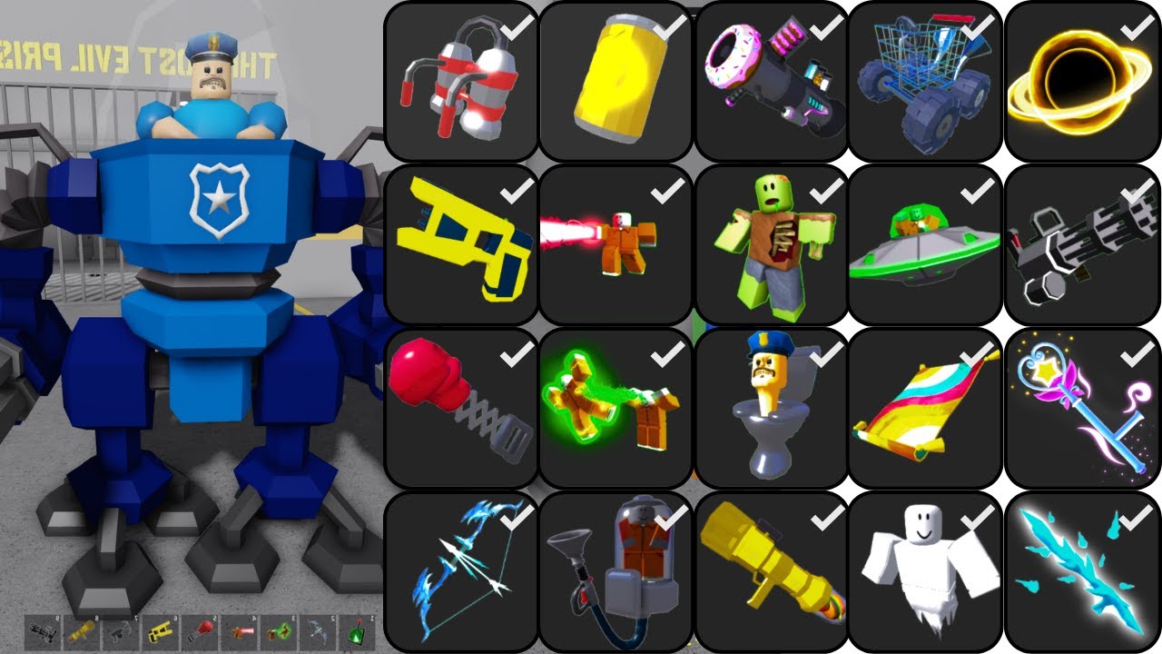 ALL MORPHS UNLOCKED in Barry’s Prison Run! 😱 Papa Pizza, Siren Cop & MORE!