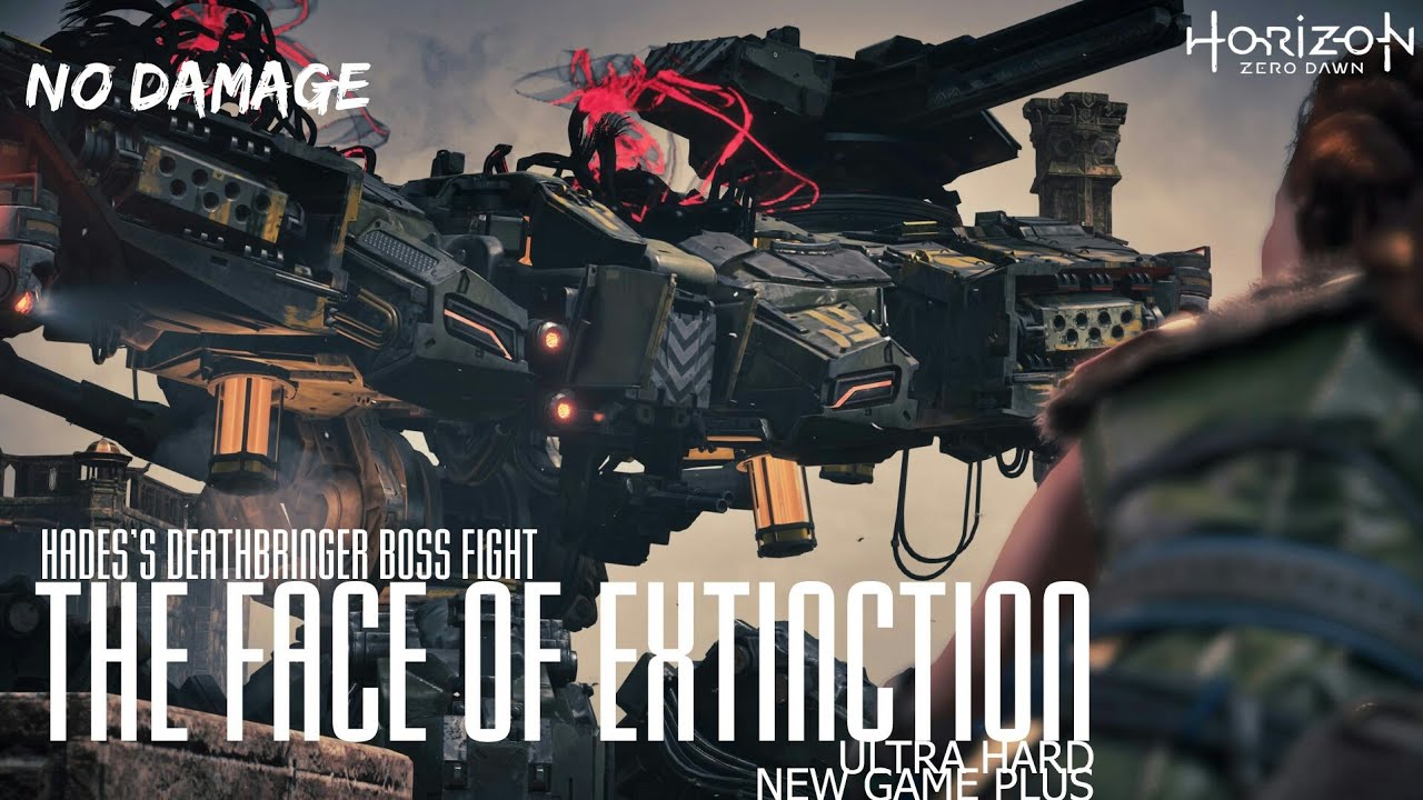 Horizon Zero Dawn - Ultra Hard NG+ No Damage - The Face of Extinction - Final Boss Fight