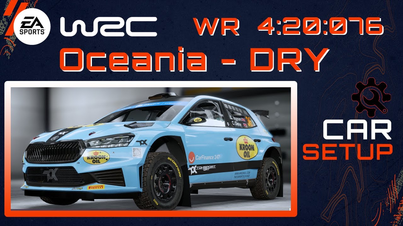 EA Sports WRC | Oceania  - Makarau | DRY Setup | 4:20:076 WORLD RECORD | Skoda Fabia RS Rally 2