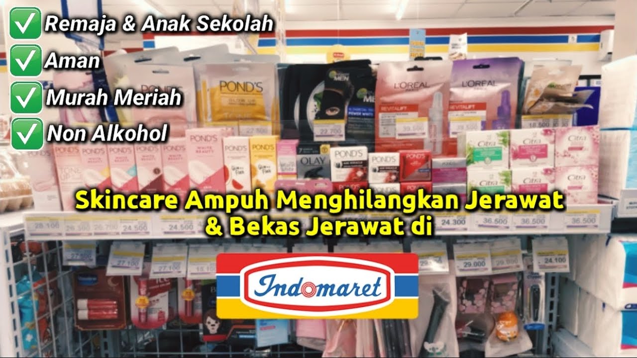 SKINCARE MURAH MENGHILANGKAN JERAWAT & BEKAS JERAWAT DI INDOMARET DALAM SEMALAM + PRAKTEK