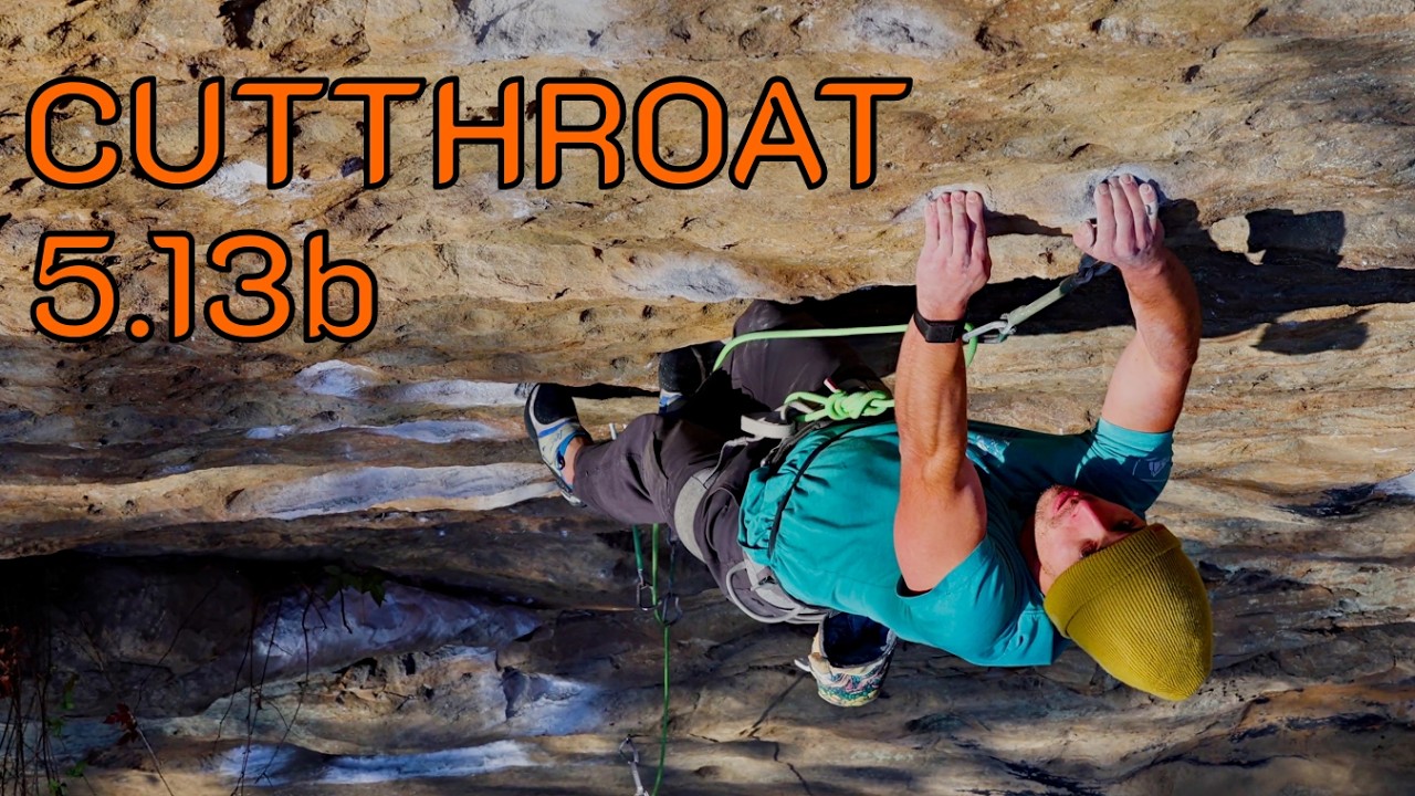 Cutthroat \\ 5.13b \\ Red River Gorge
