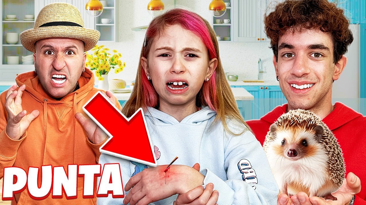 GIORGIA HA ADOTTATO UN CUCCIOLO DI RICCIO PER 24 ORE CON CUGINO STEFANO E VIENE PUNTA E SI FA MALE!