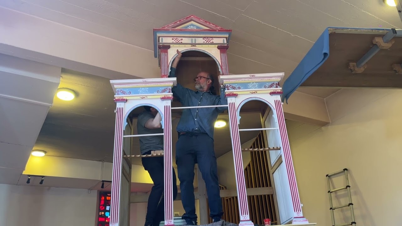 Un orgue péruvien à Forbach : Démontage et remontage