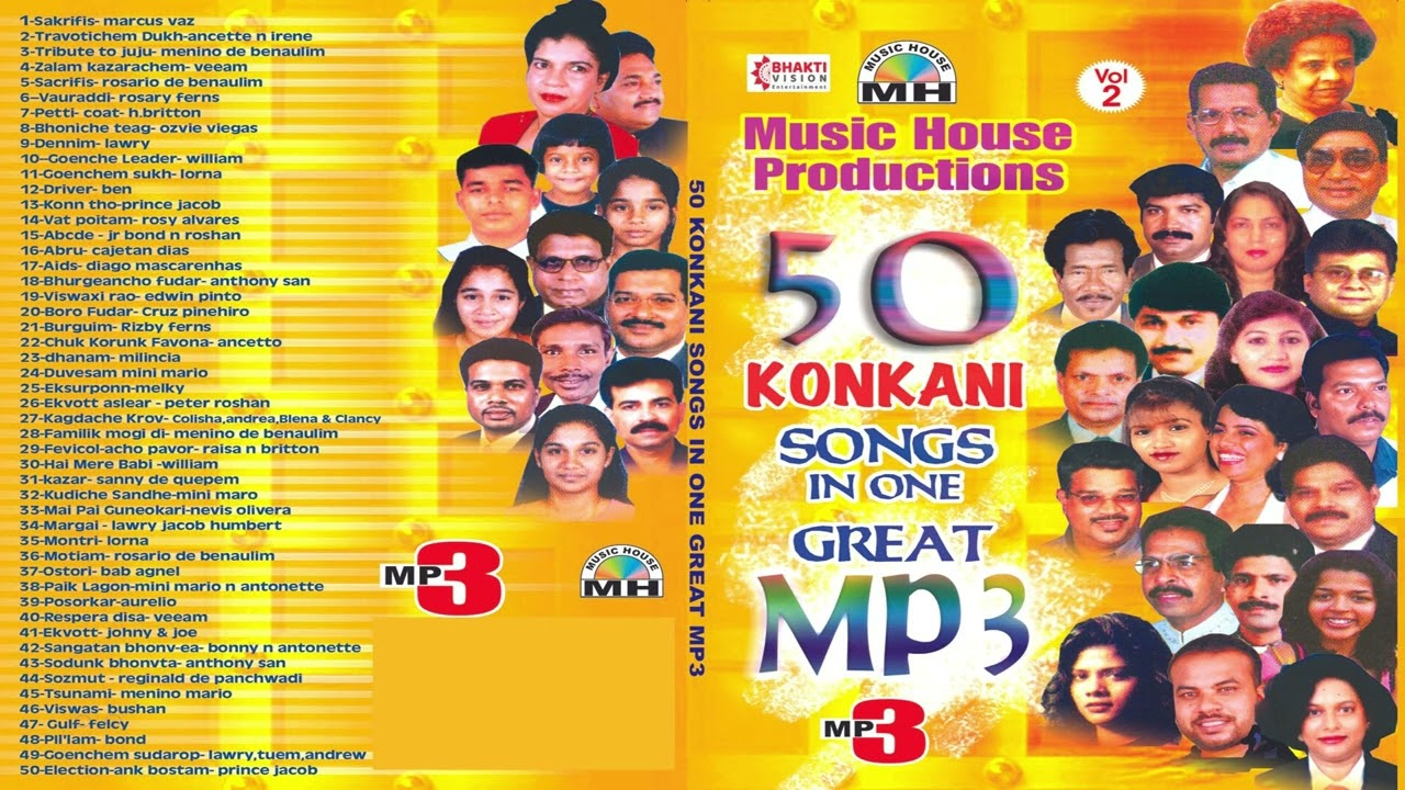 Top 50 Konkani Songs Volume 2 : Golden Konkani Songs From Superhit Singers : 50 Songs MP3