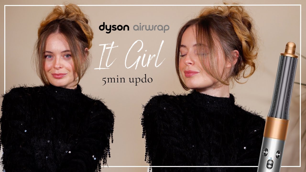 Dyson Airwrap 5min hairstyle PERFECT for the Christmas party season ✨