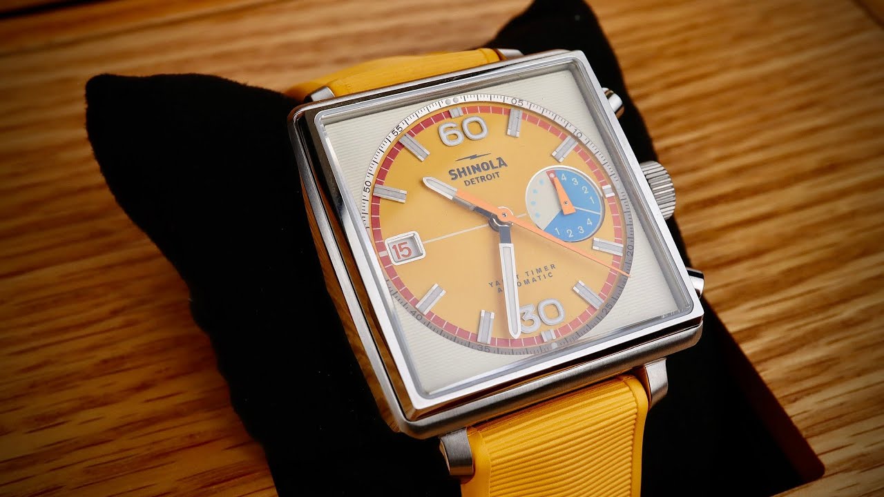 Shinola Mackinac Automatic Chronograph! Yacht timer!