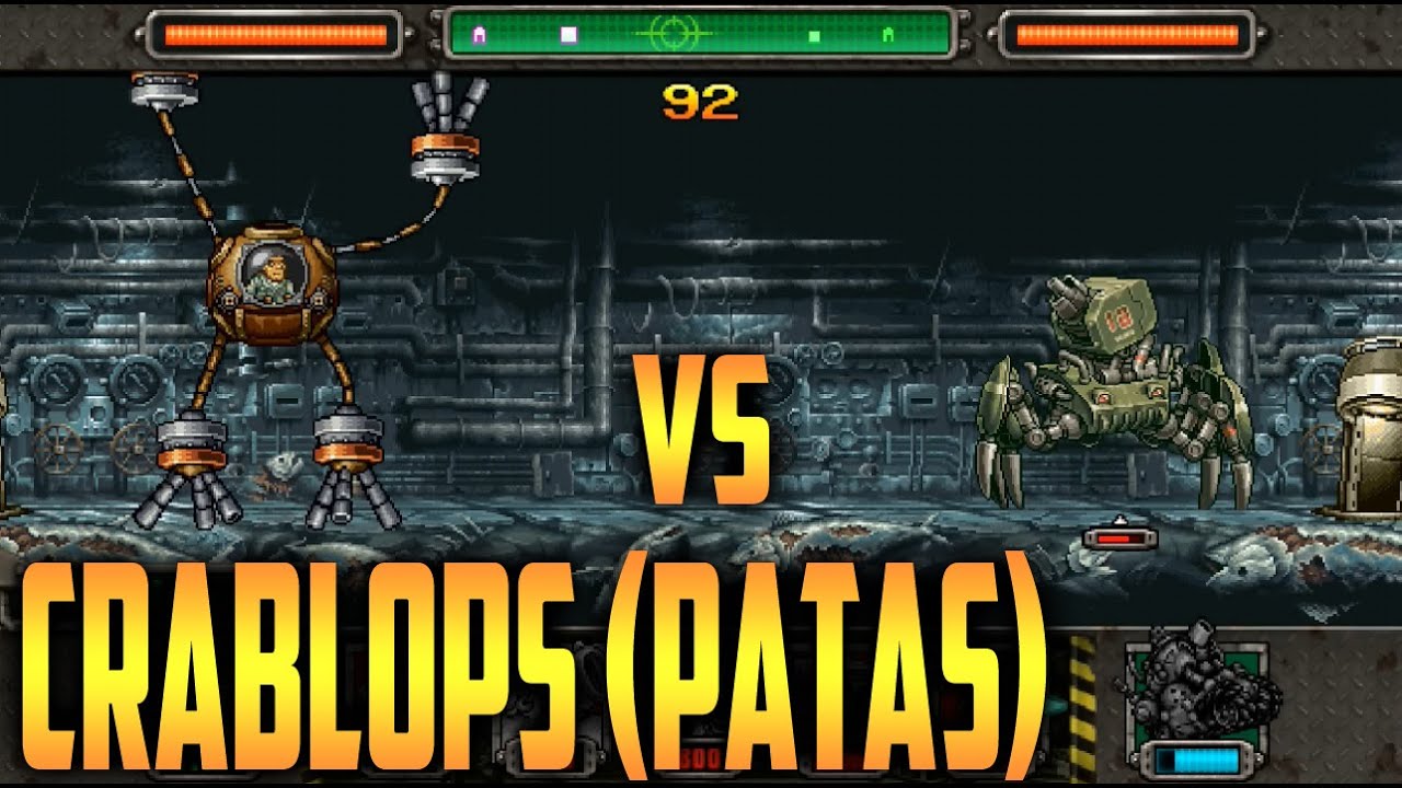 Metal Slug Defense - Crablops (Legs) vs Tar Man Red, Robot Red Ring, Brian Battler,etc. - #ZEROJuega
