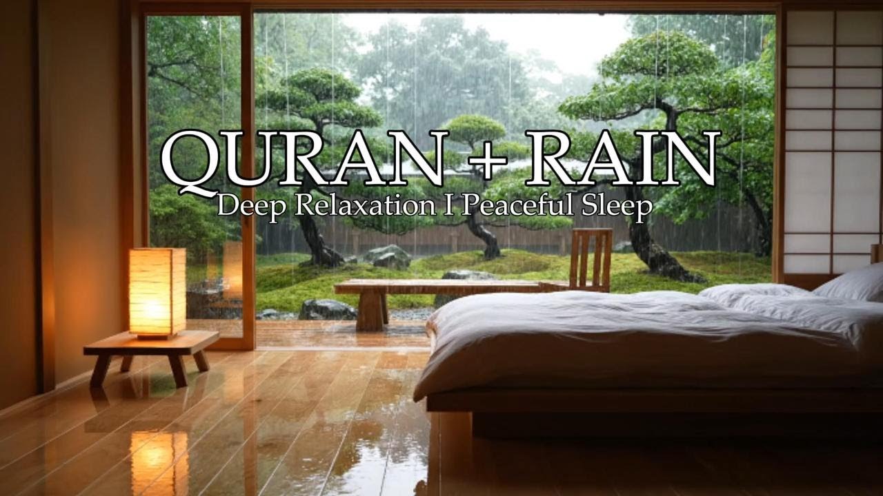 Quran Recitation with Rain & Thunder – Clear Your Thoughts Fast | Deep Relaxation & Peaceful Sleep