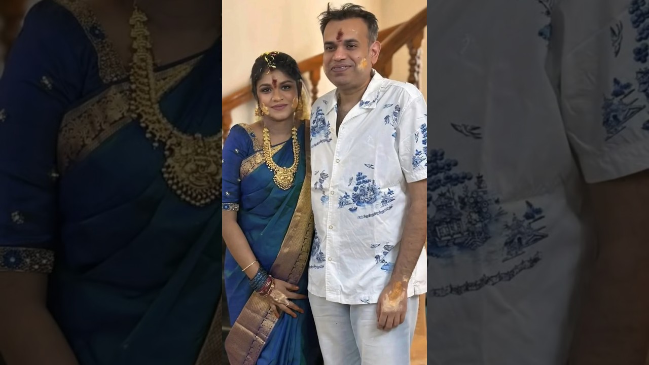 Actor Premji exclusive unseen click with his lovable wife #happycouple #indhupremji#90skids#viral