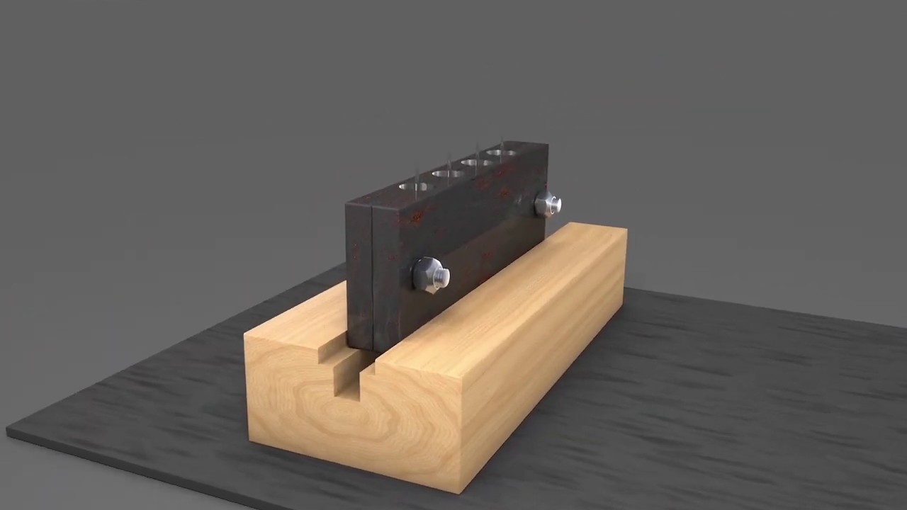 How to make a lead casting mold to make a weight for fishing