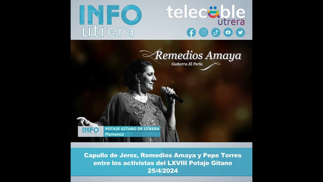 Capullo de Jerez, Remedios Amaya y Pepe Torres entre los activistas del LXVIII Potaje Gitano