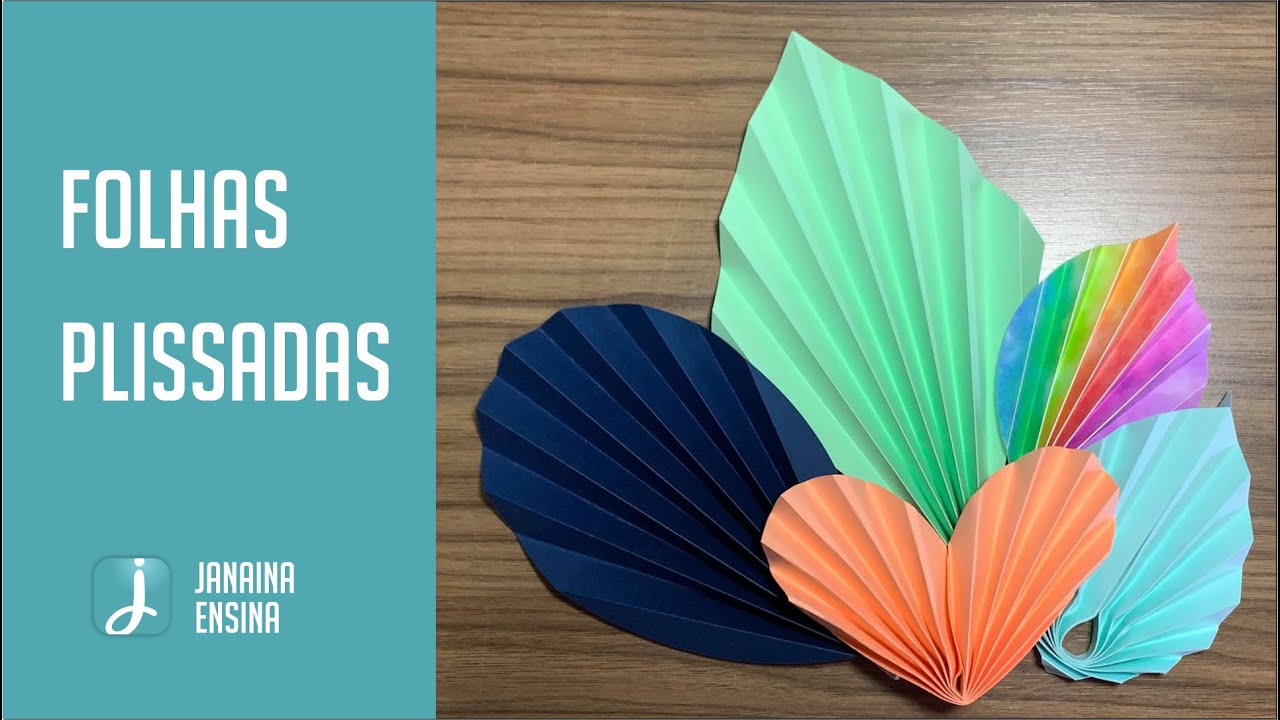 Folhas Plissadas em Papel - Palm Leaves