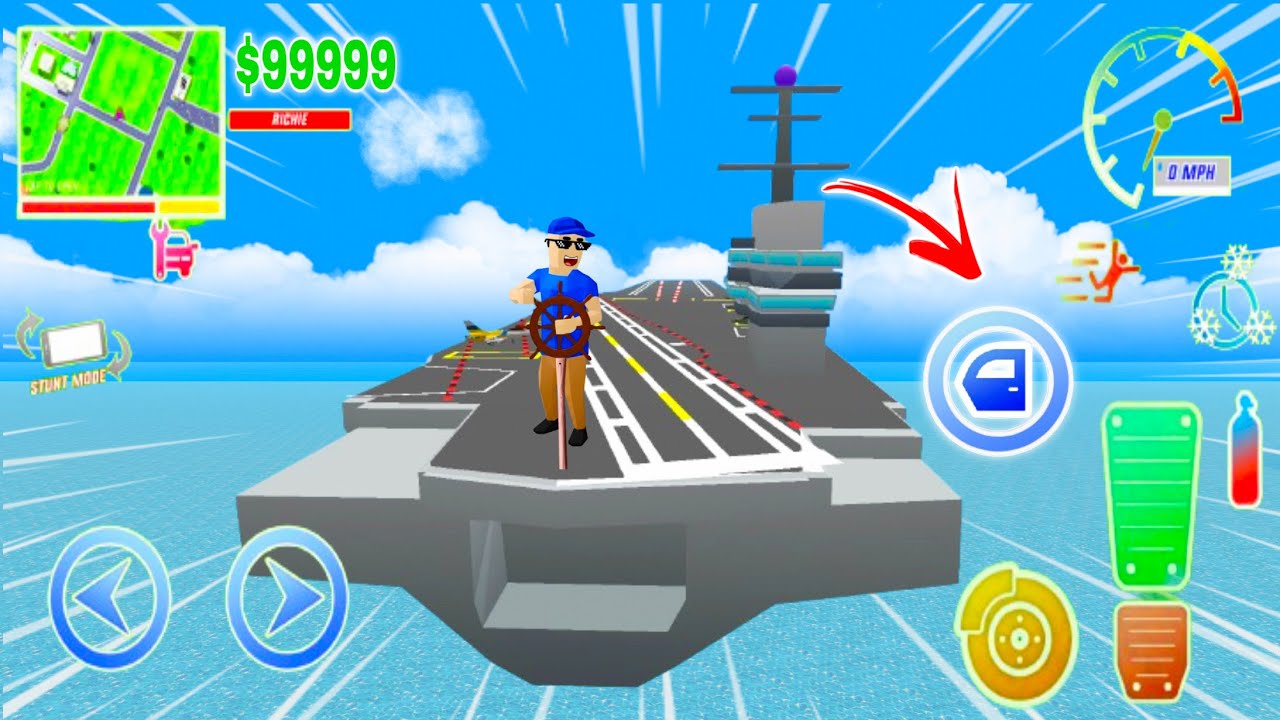 I😍Finally Discovered Jack’s Billionaire🔥 Military Aircraft Carrier in Dude Theft Wars!