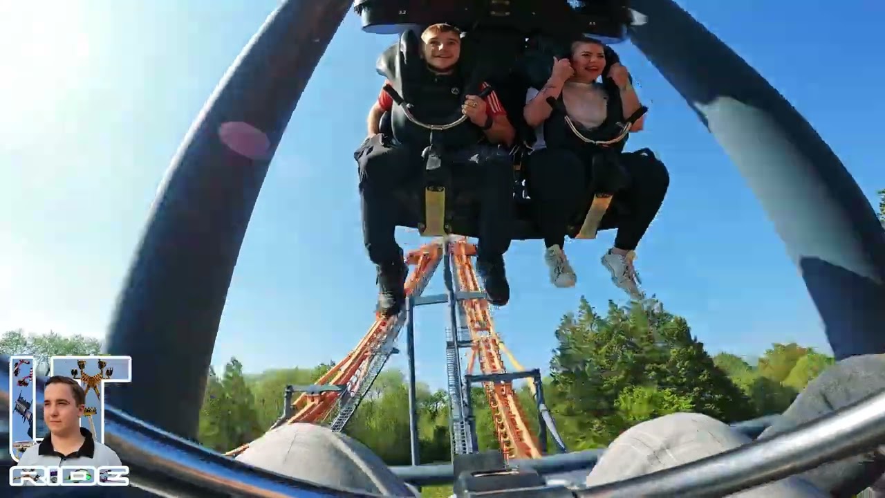 Manège TRIOPS [Coaster] - Parc Bagatelle 2022 | On ride POV Middle #coaster #attraction #bagatelle