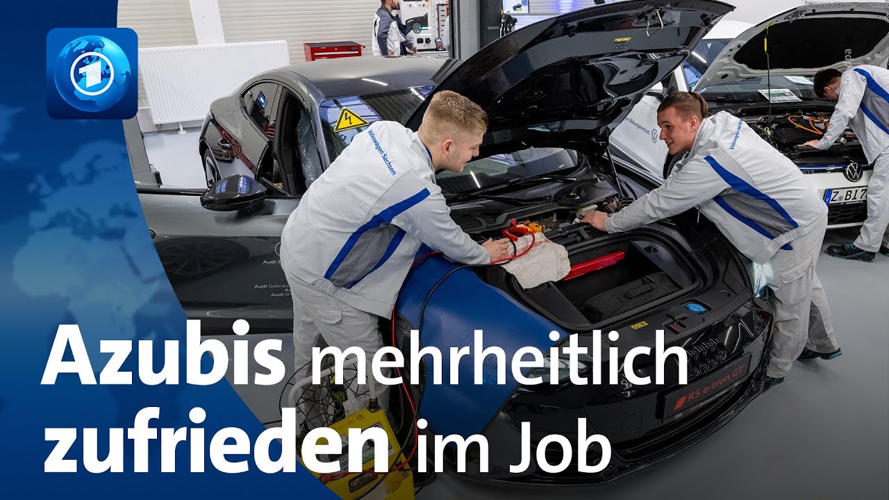 Azubis sind mehrheitlich mit ihrer Ausbildung zufrieden