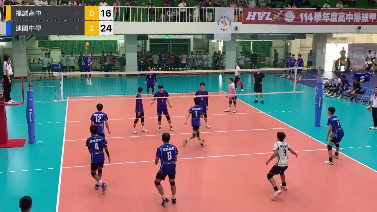 高中甲級聯賽預賽建中對福誠