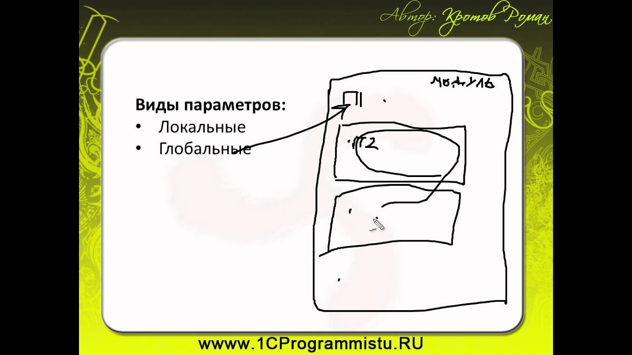 Процедуры и функции в 1С