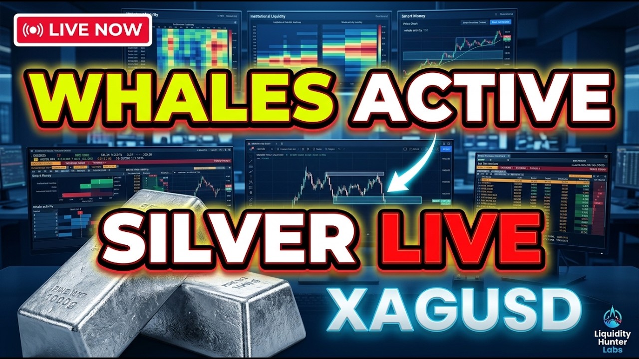 ⚠️ Liquidity Hunter: Silver Liquidity Sweep Confirmed | Whales Active TRADING EDUCATIONAL  XAG SIL