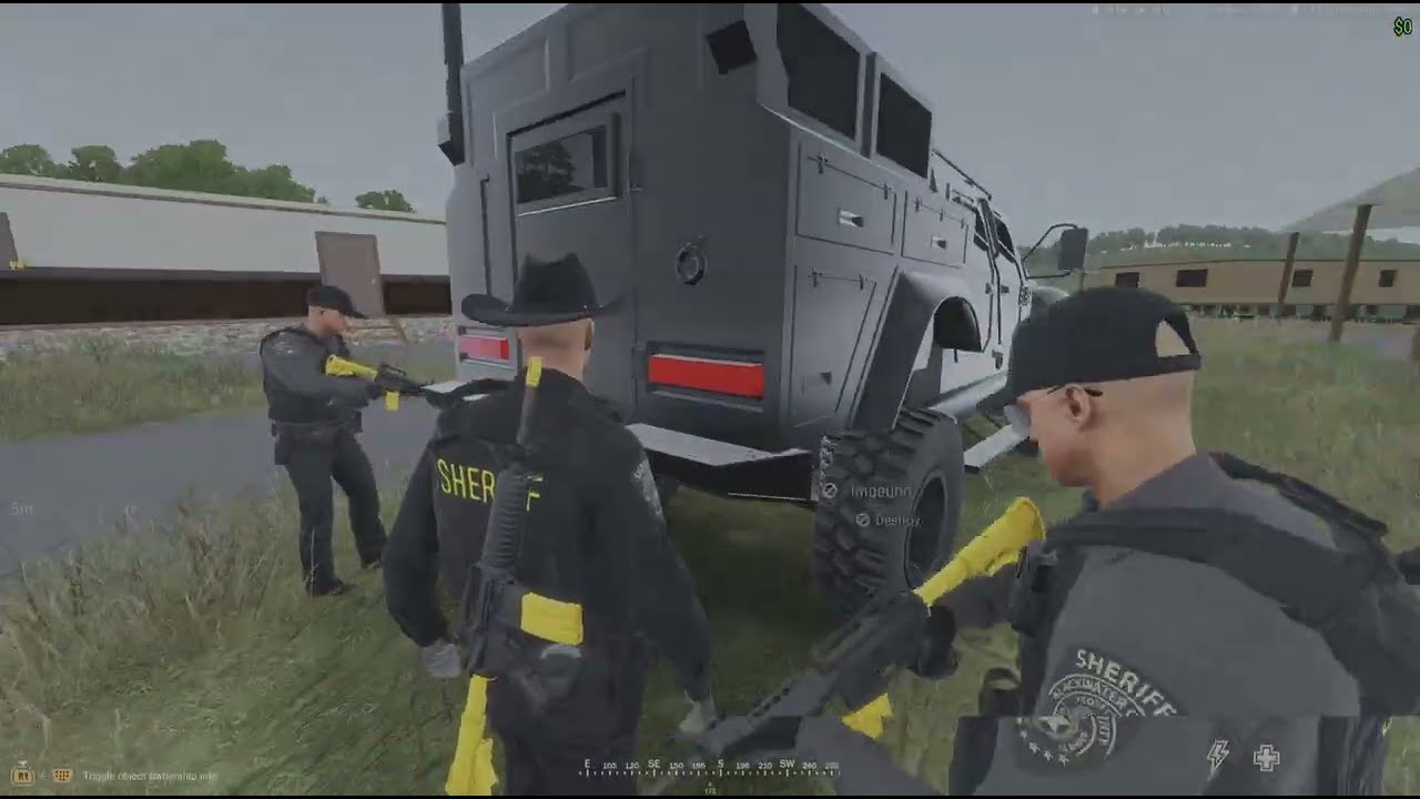 Deputy Lil-Man’s BearCat Play Saves a Hostage | Black Water Isles RP | Arma reforger RP 