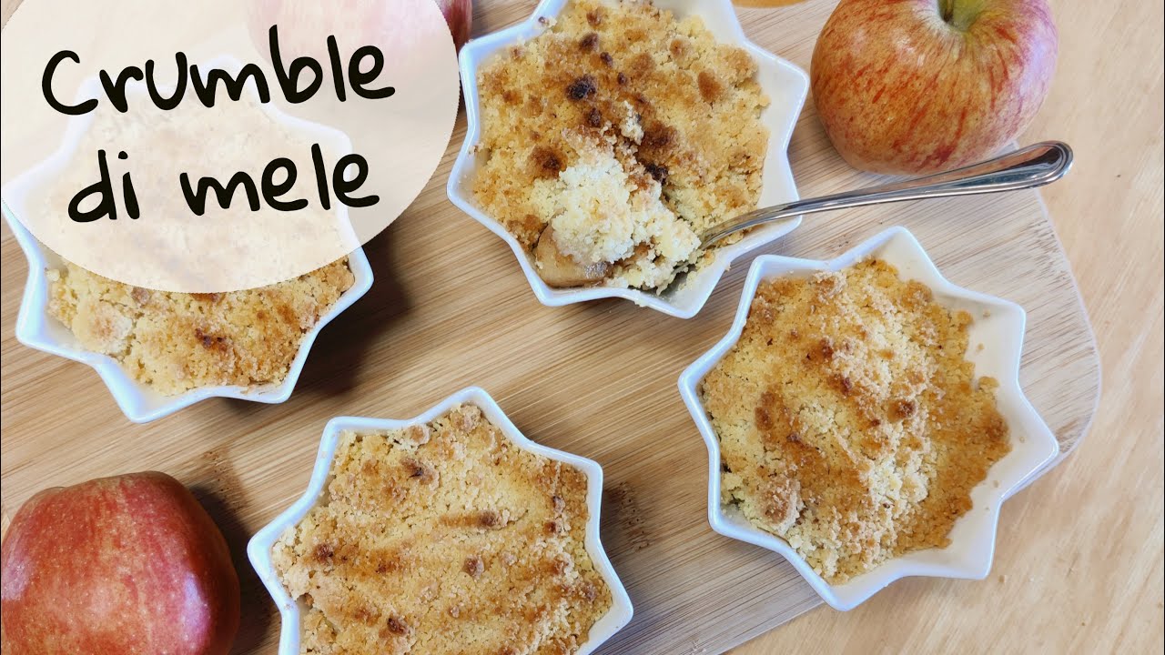 CRUMBLE DI MELE 🍎 ~ Facile, veloce e buonissimo !