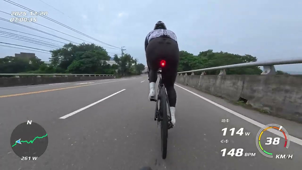 2025.12.20 MSG橫山來回 Part01 去程大溪坡 數據版本