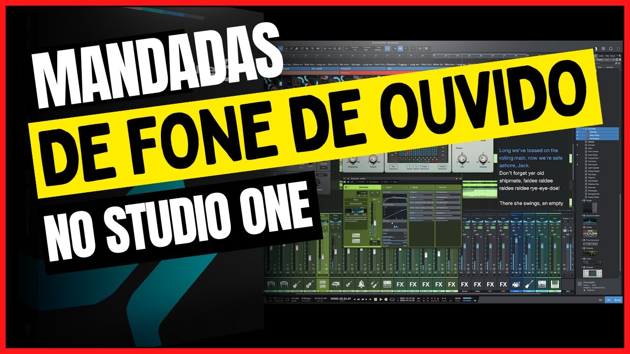 Como Fazer Mandadas de Fone de Ouvido no Studio One - Dicas Studio One