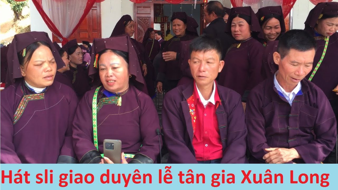 .Gái Tràng Các và trai Chiến Thắng hát sli lễ tân gia Xuân Long #hatslilangson